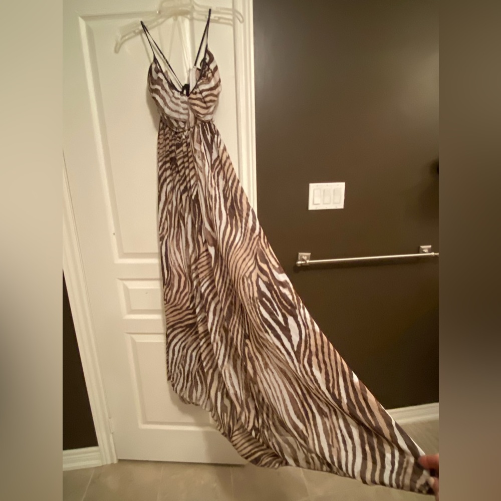 Zebra print dress